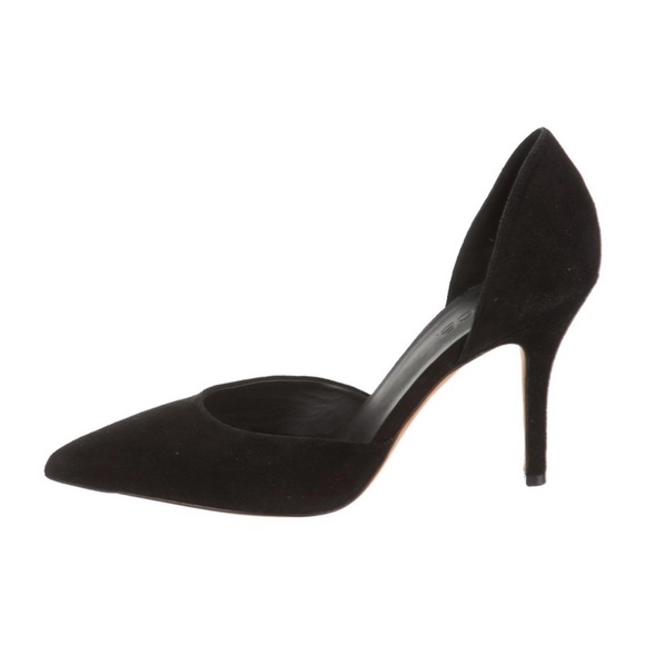 VINCE d'Orsay pump in luxe Italian suede. - Picture 1 of 3